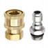 ROSFIX Adapter Quickcouple QC14, dvostruki spoj 1/4"